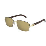 Cartier CT0013RS 001 58 Unisex Sunglasses