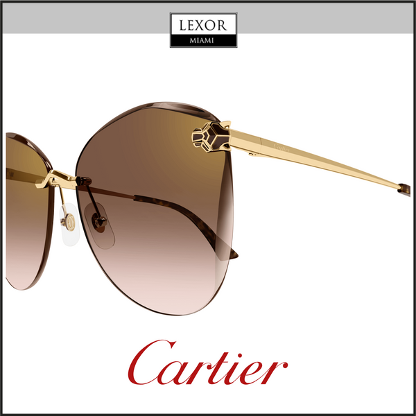 Cartier CORE RANGE CT0398S-002 62 Sunglasses