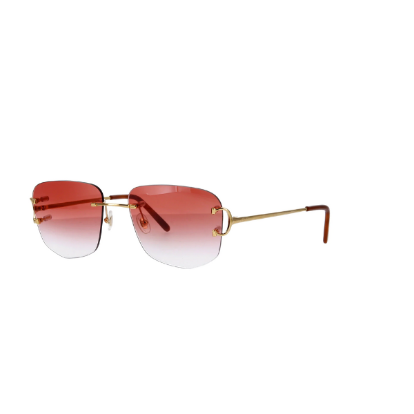 Gafas de sol unisex Cartier Rimless CT0092O 002 53
