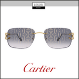 Cartier CORE RANGE CT0330S-007 57 Óculos de Sol HOMEM METAL