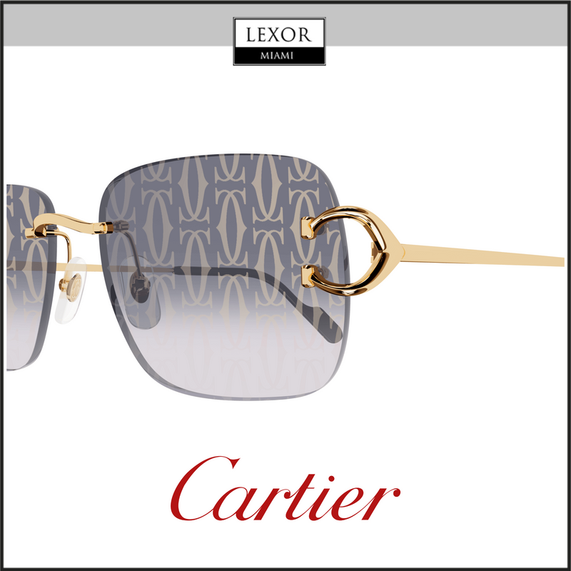 Cartier CORE RANGE CT0330S-008 59 Sunglass MAN METAL