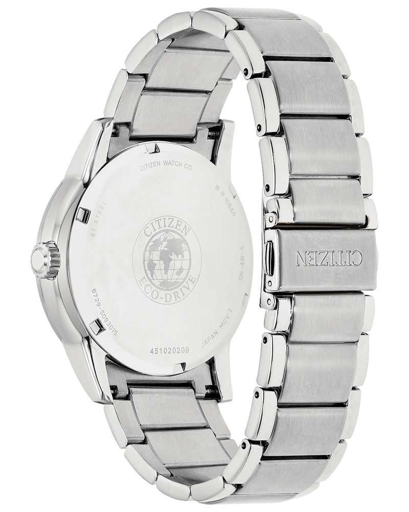 Citizen BU2010 57L Corso Eco Drive Silver Stainless Steel Strap Men Watches