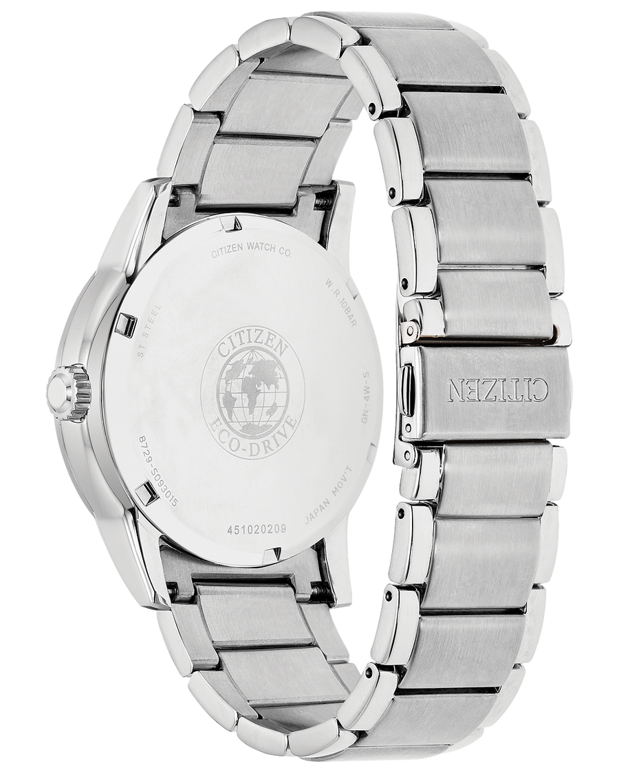 Citizen BU2010 57L Corso Eco Drive Silver Stainless Steel Strap Men Wa Lexor Miami