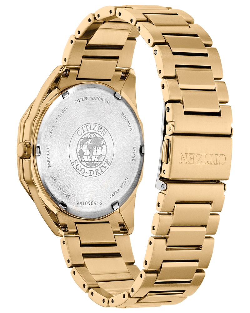 Citizen BM7492-57A Corso Eco-Drive Gold Stainless Steel Strap Men Watches - Lexor Miami