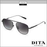 A pair of Dita DTS409-A-03 Flight.009 unisex sunglasses with dark gradient lenses is shown on a white background, featuring the Lexor Miami and Dita Sunglasses logos.