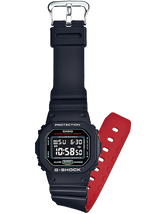 G-Shock DW5600HR-1 Analog Digital Black Resin Strap Men Watches - Lexor Miami