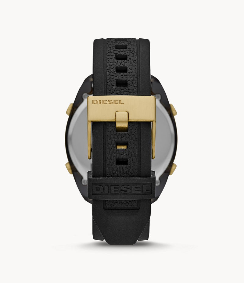 Diesel DZ1901 Digital Crusher Black Silicone Strap Watch 46mm Men Watches Lexor Miami - Lexor Miami