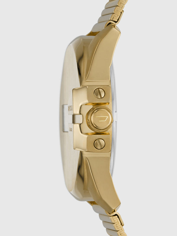 Diesel DZ1961 Baby Chief Digital Gold Stainless Steel Strap Men Watches - Lexor Miami