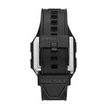 Diesel DZ1971 Chopped Black Silicone Strap Unisex Watches - Lexor Miami