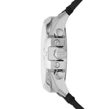 Diesel DZ4559 Mega Chief Black Leather Strap Men Watches - Lexor Miami