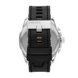 Diesel DZ4559 Mega Chief Black Leather Strap Men Watches - Lexor Miami