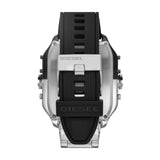 Diesel DZ7458 TimeBender Black Silicone Stainless Steel Strap Men Watches