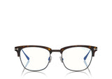 Tom Ford FT5590-F-B 052 52 Blue Block Browline Unisex Opticals