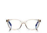 Tom Ford FT5638-B 072 50 Blue Block Soft Square Women Opticals