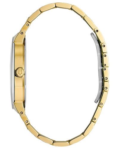 Bulova 97D116 Futuro Gold Stainless Steel Strap Men Watches - Lexor Miami