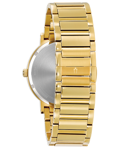 Bulova 97D116 Futuro Gold Stainless Steel Strap Men Watches - Lexor Miami