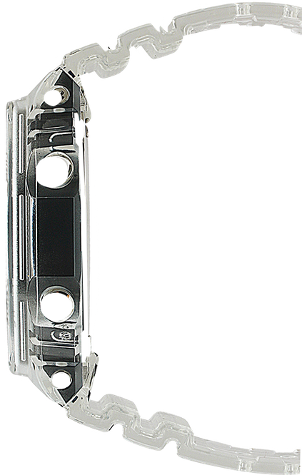 G-Shock GA2100SKE-7A Digital Analog Clear Resin Strap Men Watches - Lexor Miami