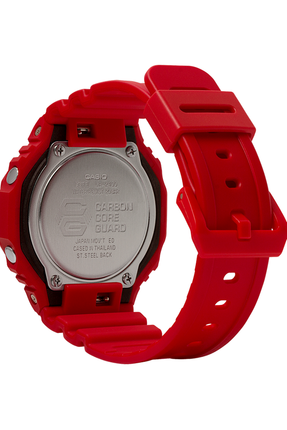 G-Shock GA-2100-4A Digital Analog Red Resin Strap Unisex Watches - Lexor Miami