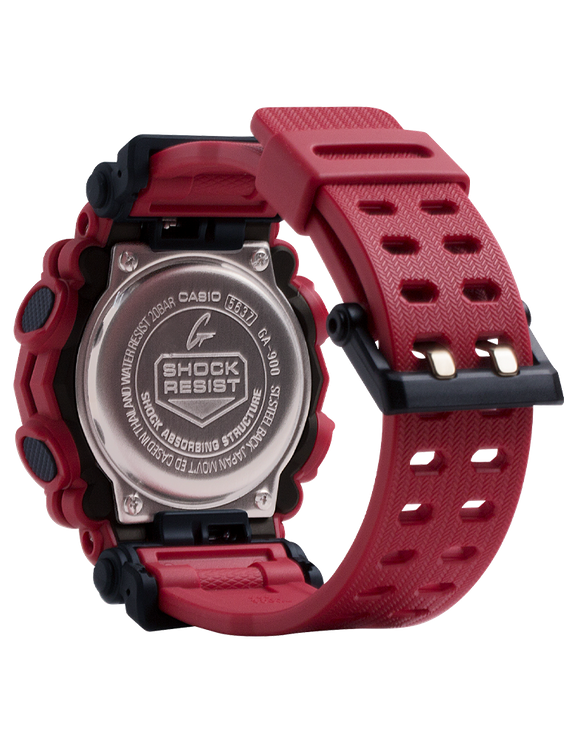 G-Shock GA900-4A Digital Analog Red Resin Strap Men Watches - Lexor Miami