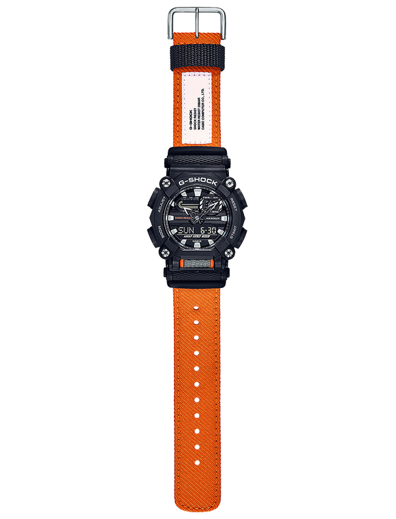 G-Shock GA900C-1A4 Analog Digital Orange Cloth Strap Men Watches - Lexor Miami