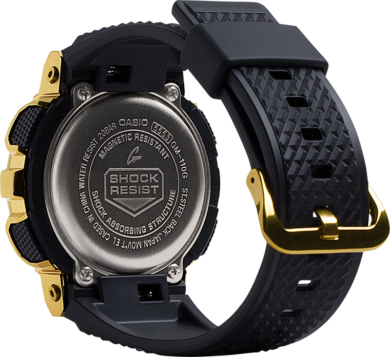 G-Shock GM110G-1A9 G-Carbon Master Black Silicone Strap Men Watches - Lexor Miami