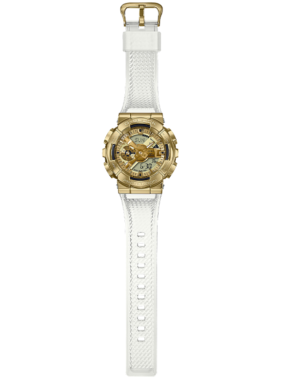 G-Shock GM-110SG-9 Gold Ingot Clear Resin Strap Men Watches - Lexor Miami