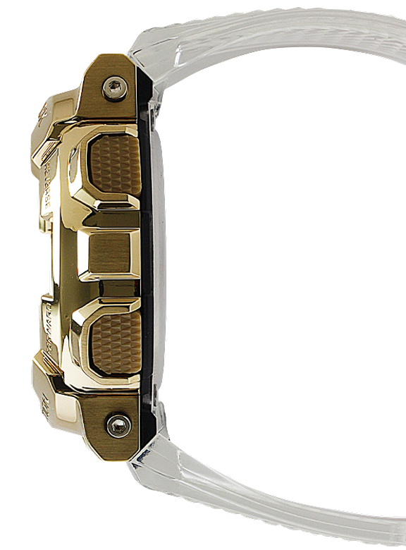 G-Shock GM-110SG-9 Gold Ingot Clear Resin Strap Men Watches - Lexor Miami