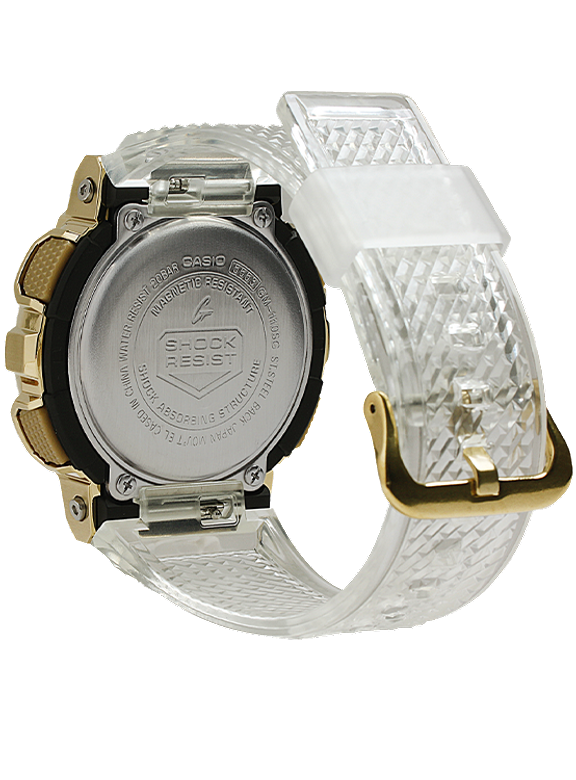 G-Shock GM-110SG-9 Gold Ingot Clear Resin Strap Men Watches - Lexor Miami