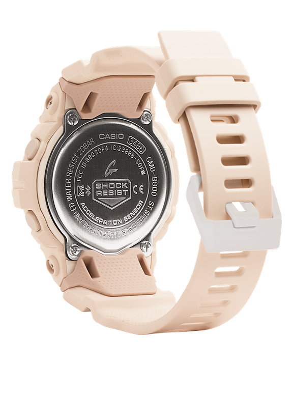 G-Shock GMDB800-4 S Series Bluetooth Tracker Pink Resin Strap Women Watches - Lexor Miami