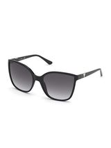 Guess GU7748/S 01B 60-19-135*3 Oversized Cat-Eye Woman Sunglasses - Lexor Miami