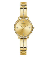 Guess GW0022L2 Gold Stainless Steel Bangle Strap Women Watches - Lexor Miami