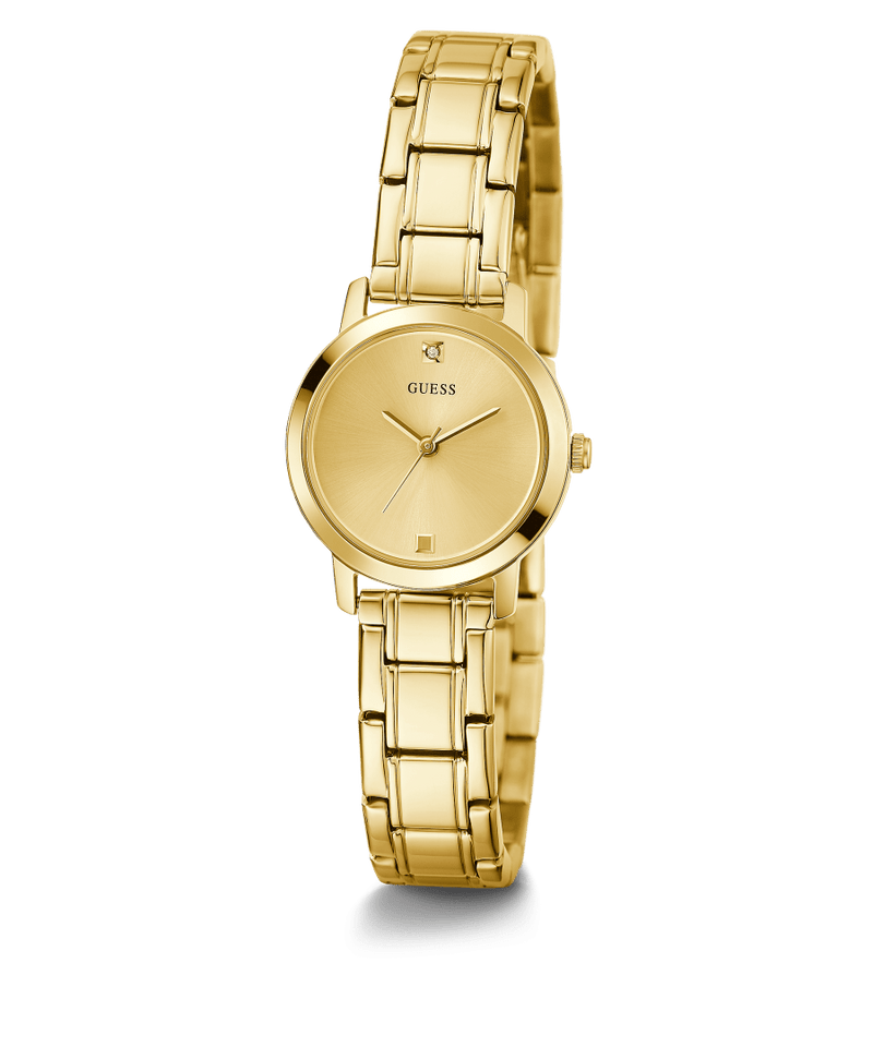 Guess GW0244L2 GOLD TONE CASE GOLD TONE STAINLESS STEEL WATCH - Lexor Miami