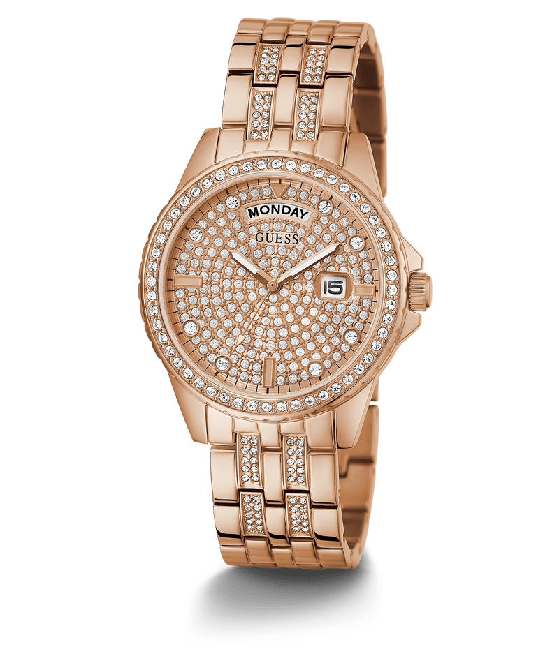 Guess GW0254L3 Lady Comet Rose Gold Stainless Steel Strap Women Watches - Lexor Miami