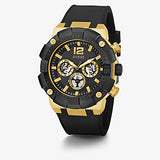 Guess GW0264G3 Black Silicone Strap Men Watches - Lexor Miami