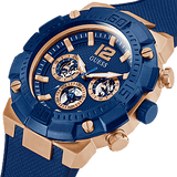 Guess GW0264G4 Blue Silicone Strap Men Watches - Lexor Miami
