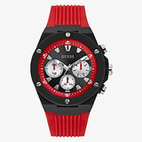 Guess GW0268G2 Red Silicone Strap Men Watches