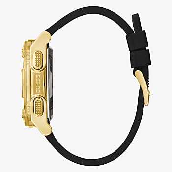 Guess GW0272G2 Black Silicone Strap Unisex Watches - Lexor Miami