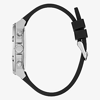 Guess GW0334G1 Black Silicone Strap Men Watches - Lexor Miami