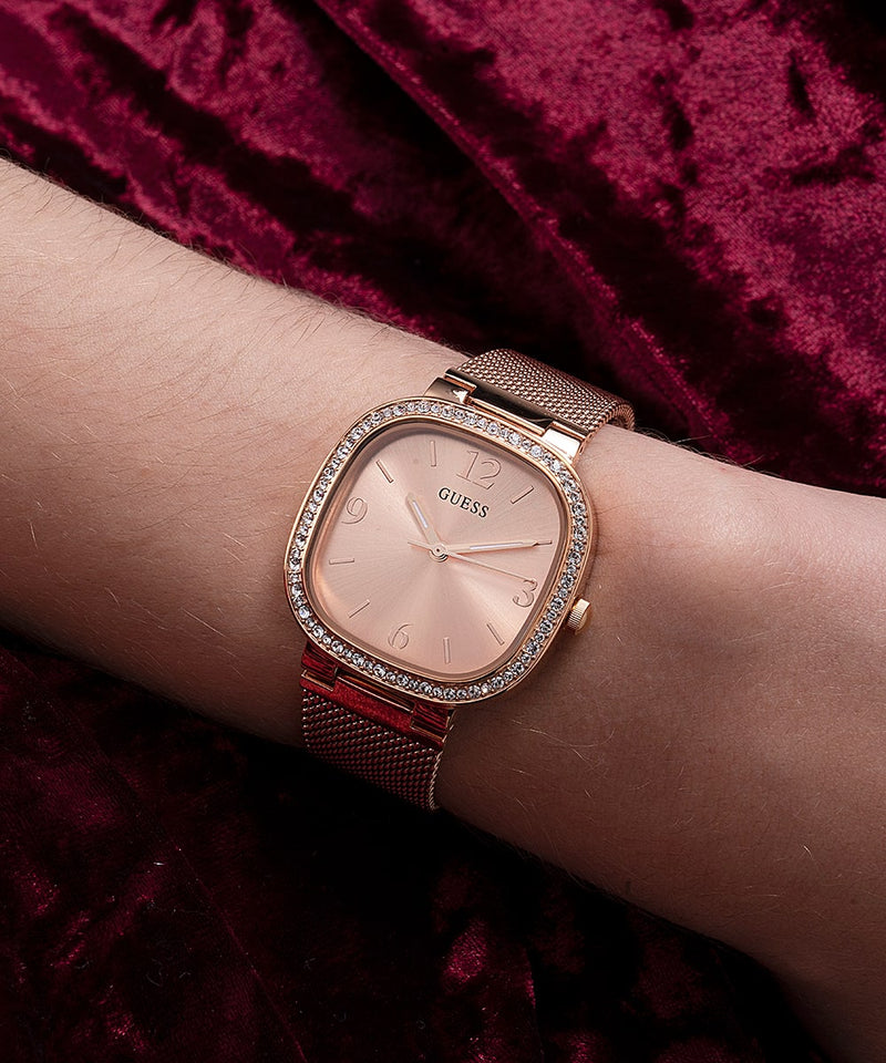 Guess GW0354L3 ROSE GOLD TONE CASE ROSE GOLD TONE STAINLESS STEEL/MESH Women WATCH - Lexor Miami