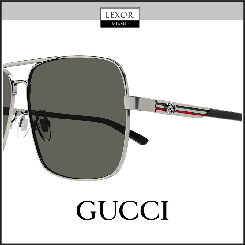 Gucci GG1289S-001 62 Sunglass MAN METAL – Lexor Miami Gucci GG1289S-001 62 Sunglass MAN METAL – Lexor Miami