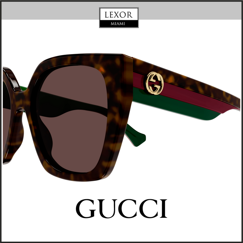 Gucci GG1300S-002 55 Sunglass WOMAN RECYCLED A