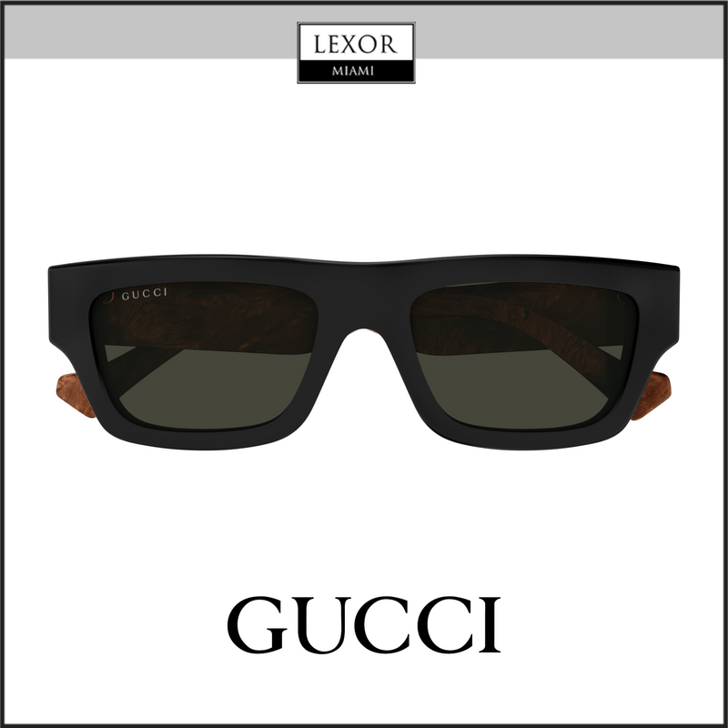 Gucci GG1301S-001 55 Sunglass MAN RECYCLED ACE