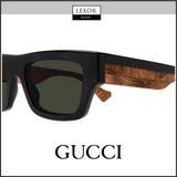 Gucci GG1301S-001 55 Sunglass MAN RECYCLED ACE