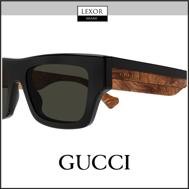 Gucci GG1301S-001 55 Gafas de sol HOMBRE RECICLADAS ACE
