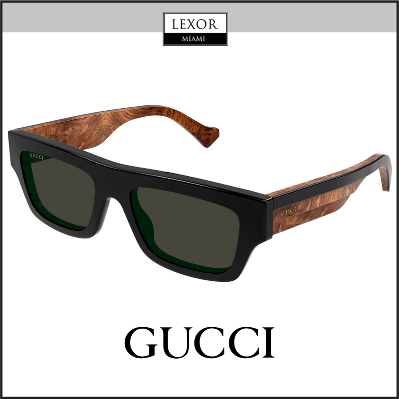 Gucci GG1301S-001 55 Sunglass MAN RECYCLED ACE