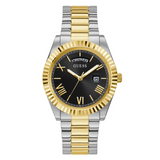 Reloj Guess GW0265G5 Connoisseur para hombre con correa de acero inoxidable en dos tonos