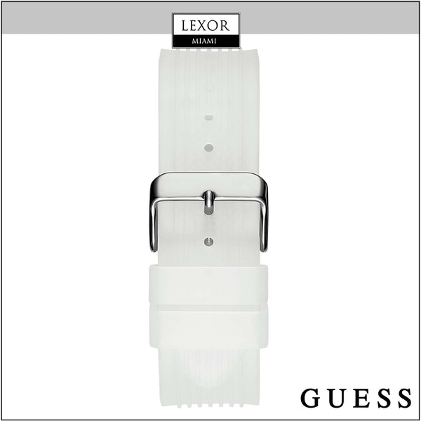 Guess GW0425G4 SILVER TONE CASE CLEAR BIO-BASED POLYURETHANE Man Watch