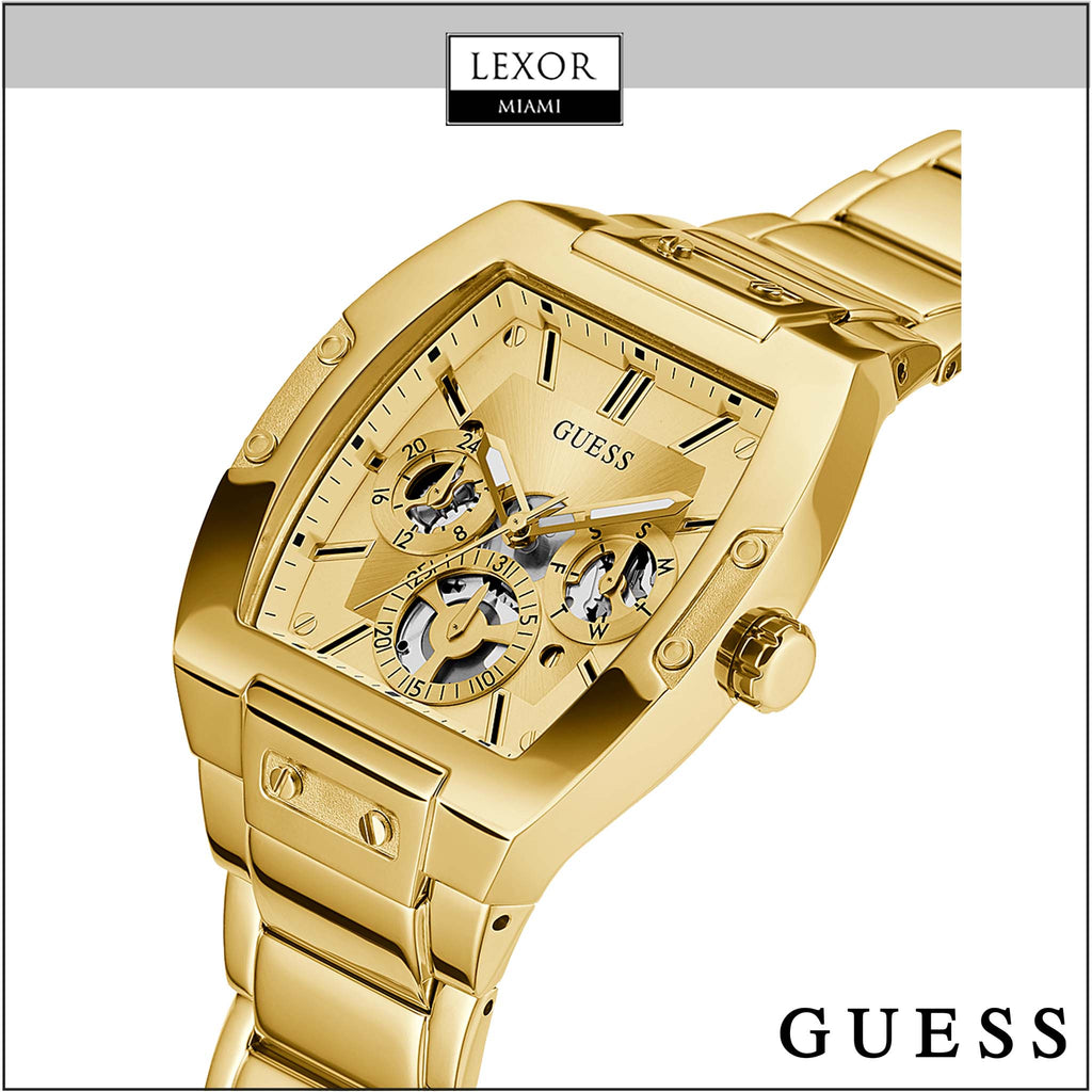 Guess GW0456G2 GOLD TONE CASE GOLD TONE STAINLESS STEEL WATCH – Lexor Miami