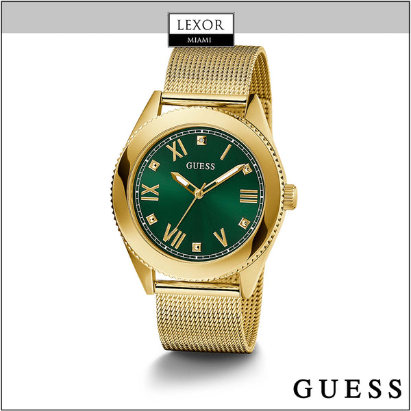 Guess  GW0495G4 GOLD TONE CASE GOLD TONE STAINLESS STEEL/MESH WATCH