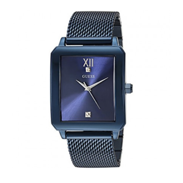 Guess U1074G2 HighRise Blue Stainless Steel Mesh Strap Unisex Watches